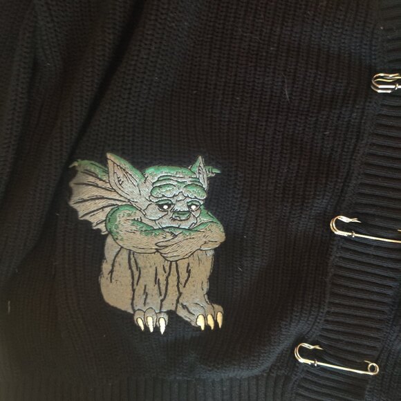 Dangerfield gargoyle sweater size XL new oversized - Picture 2 of 5